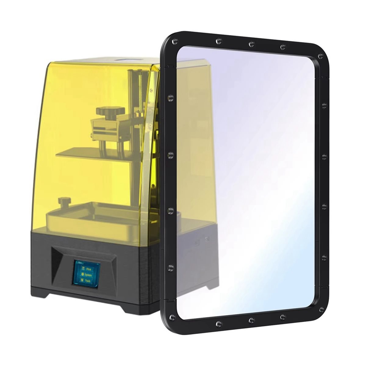 Resin Art Machine - (B63C) Recipiente de resina de película