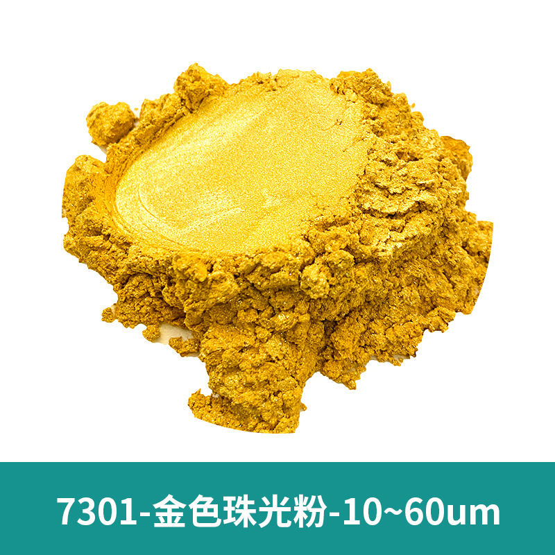 Mica Flake Resin - 1 kg de pigmento metálico dorado