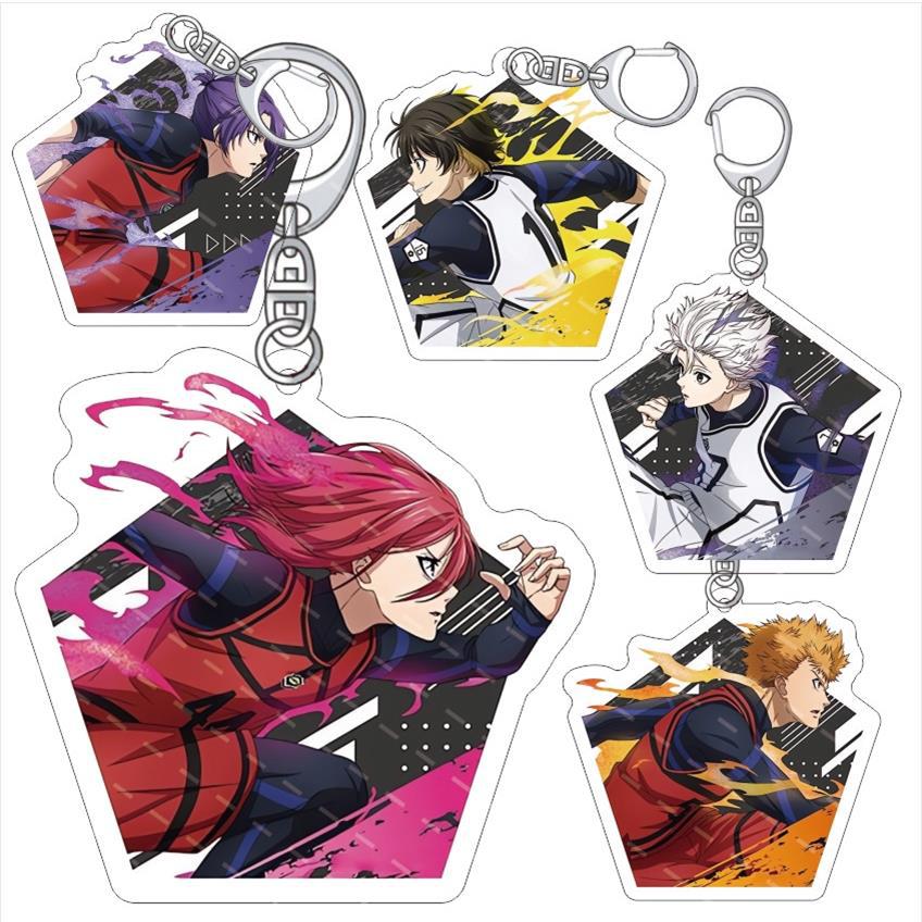 Resin Art Hanging - Llavero de acrílico de Anime Blue
