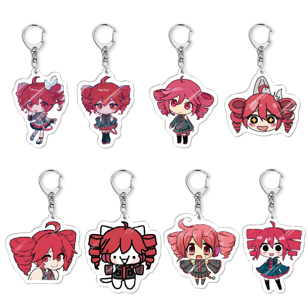 Resin Art Hanging - Kasane Teto ‌ Llavero de peluche