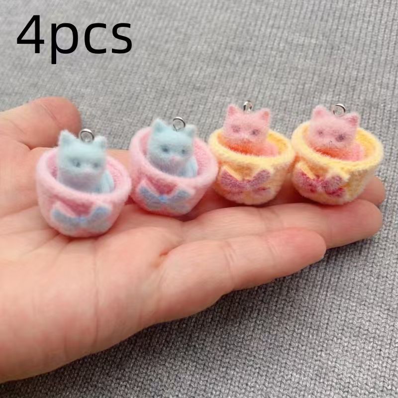 4 colgantes de gato de resina  - Resin Art Hanging reseña y precio