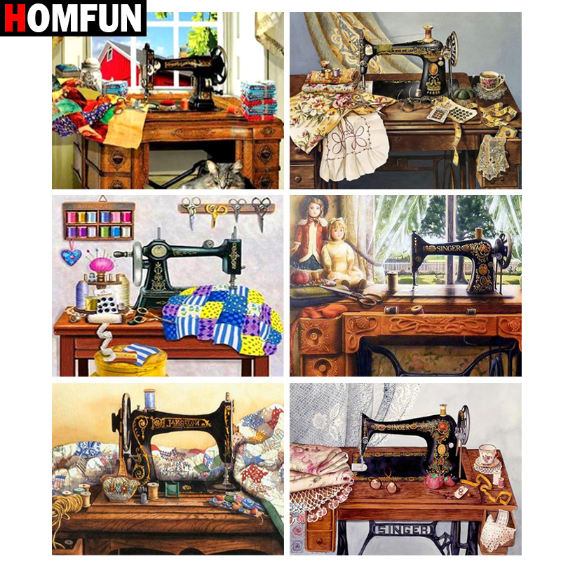 HOMFUN-pintura de diamante art - Resin Art Machine reseña y precio