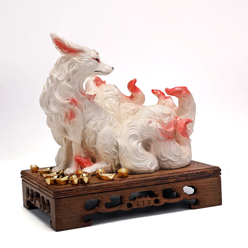 Adornos de Zorro de Nueve Cola - Resin Art Gift For Anniversary reseña y precio