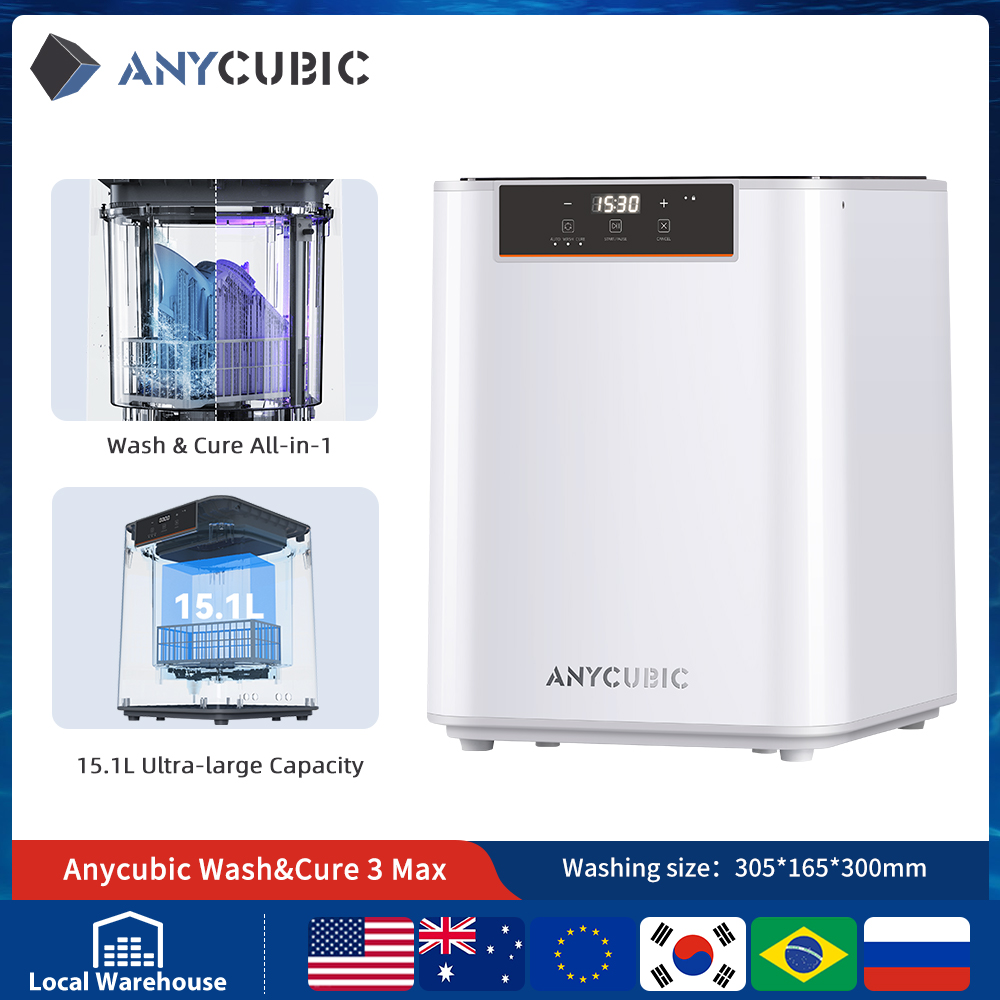 ANYCUBIC Wash & Cure 3/ 3 Plus - Resin Art Machine reseña y precio