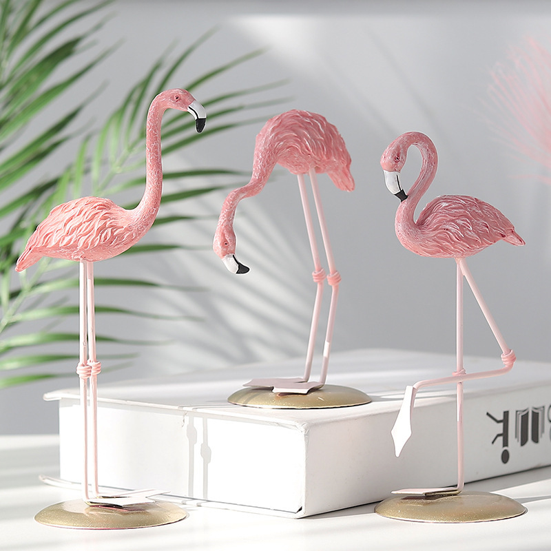 Figuras de flamencos rosas, de - Resin Art Wedding Gift reseña y precio