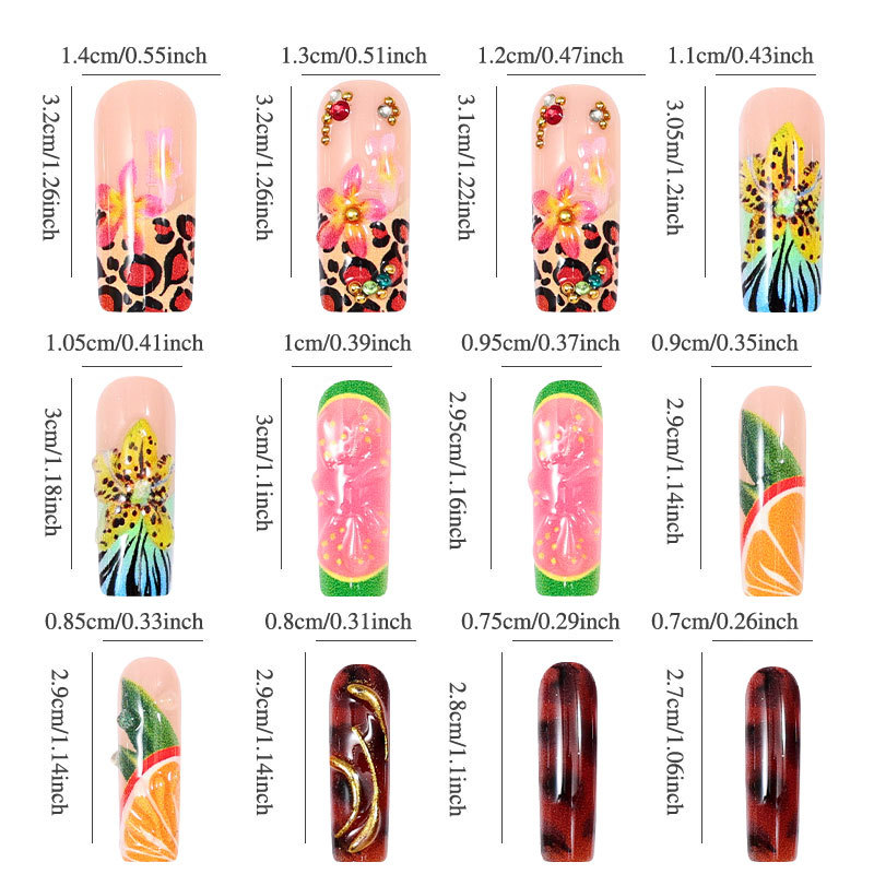 24 Uñas Postizas Hechas a Máqu - Resin Art Machine reseña y precio