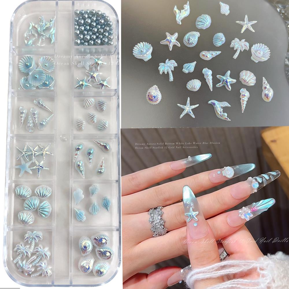 12 rejillas de adornos 3D mixt - Resin Art Beach Theme reseña y precio