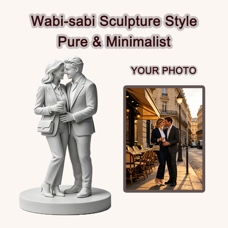 Figura de pareja impresa en 3D - Resin Art Wedding Gift reseña y precio