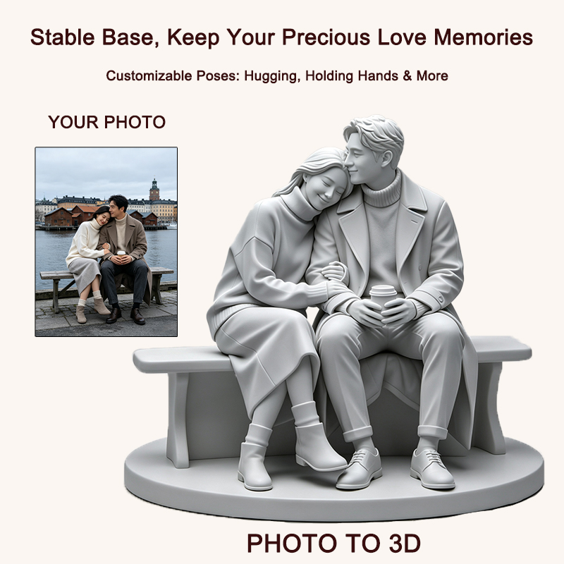 Figura de pareja impresa en 3D - Resin Art Wedding Gift reseña y precio