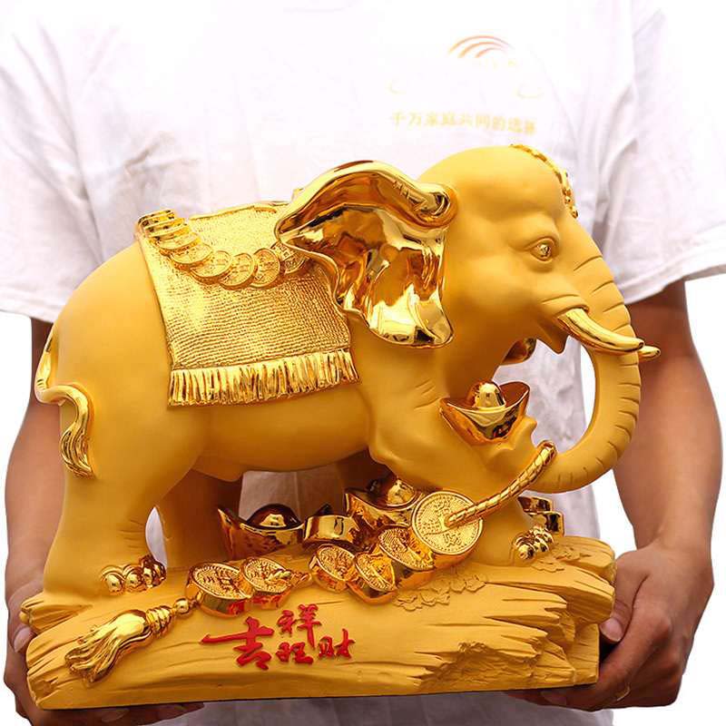 Grande #   Estatua de Elefante - Resin Art India reseña y precio