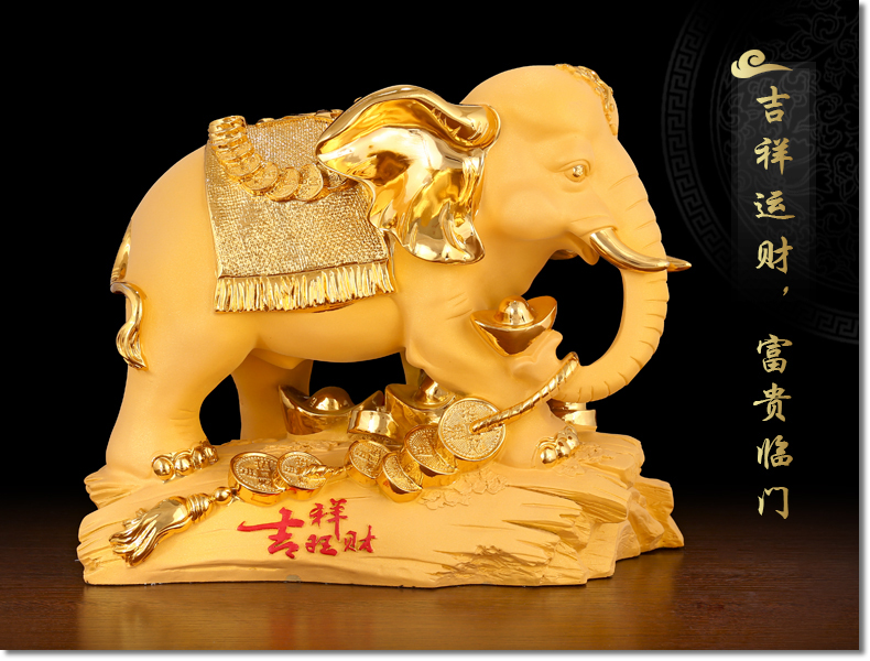 Grande #   Estatua de Elefante - Resin Art India reseña y precio