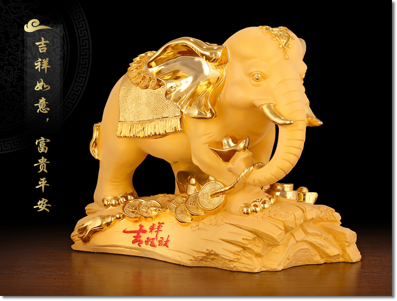 Grande #   Estatua de Elefante - Resin Art India reseña y precio