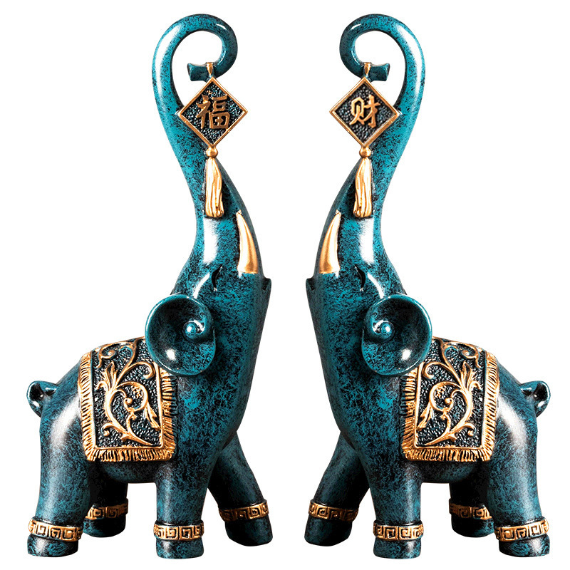 Un Par de Figuras de Elefante  - Resin Art Gift For Anniversary reseña y precio