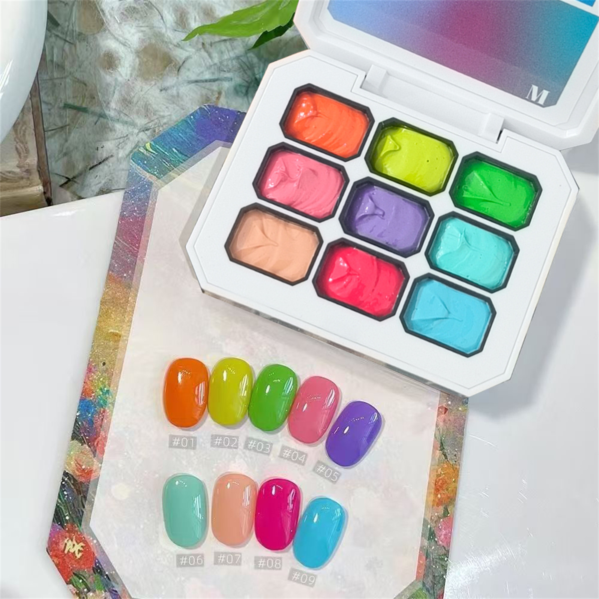 1 unidad de gel sólido de 9 co - Resin Art Gel reseña y precio