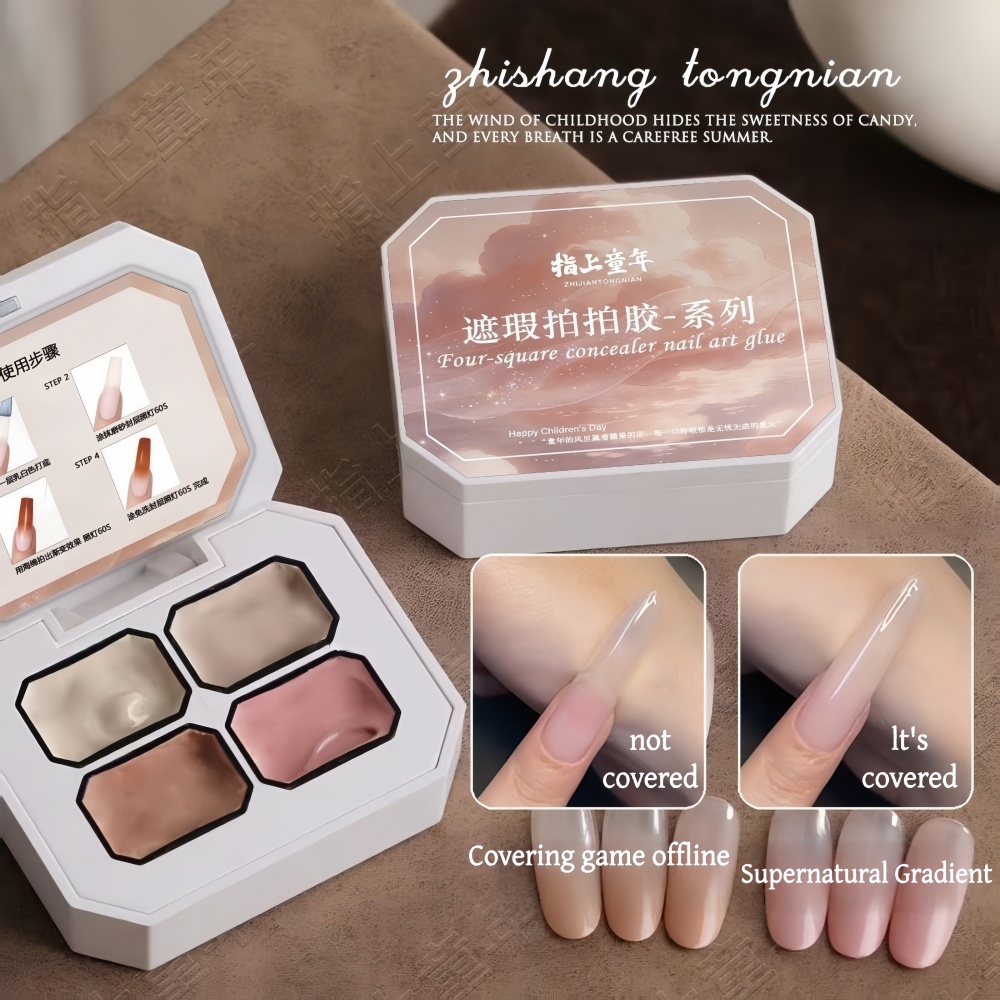 Gel de uñas de 4 colores con d - Resin Art Gel reseña y precio