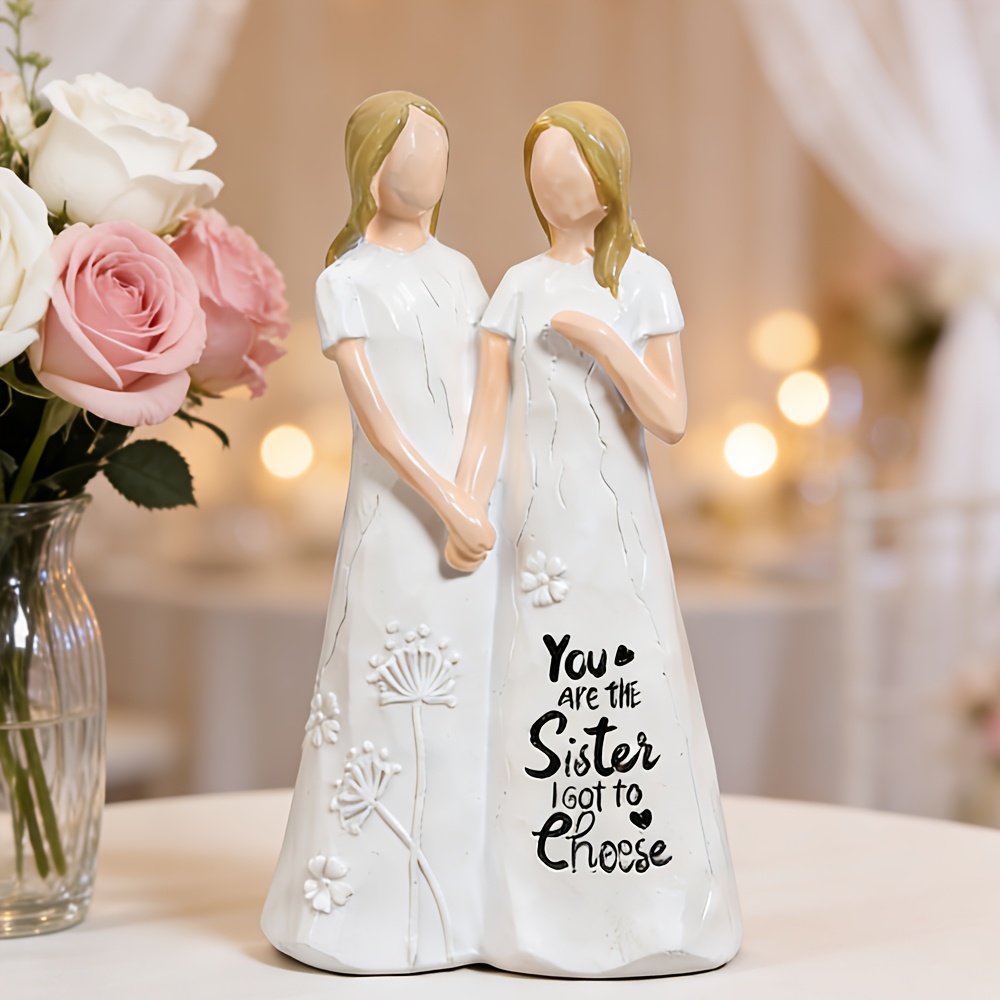1 pieza de figura de hermana s - Resin Art Gift For Anniversary reseña y precio